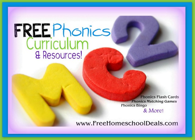 Free Phonics Curriculum & Resources: Phonics Flash Cards, Phonics Bingo