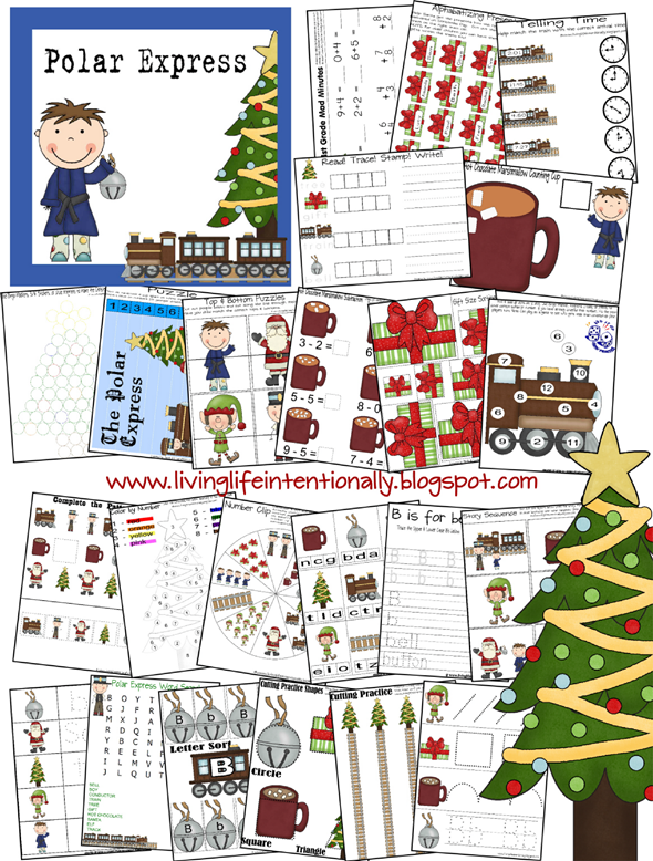 Free Polar Express MEGA Printable Pack (53 Pages) | Free Homeschool Deals
