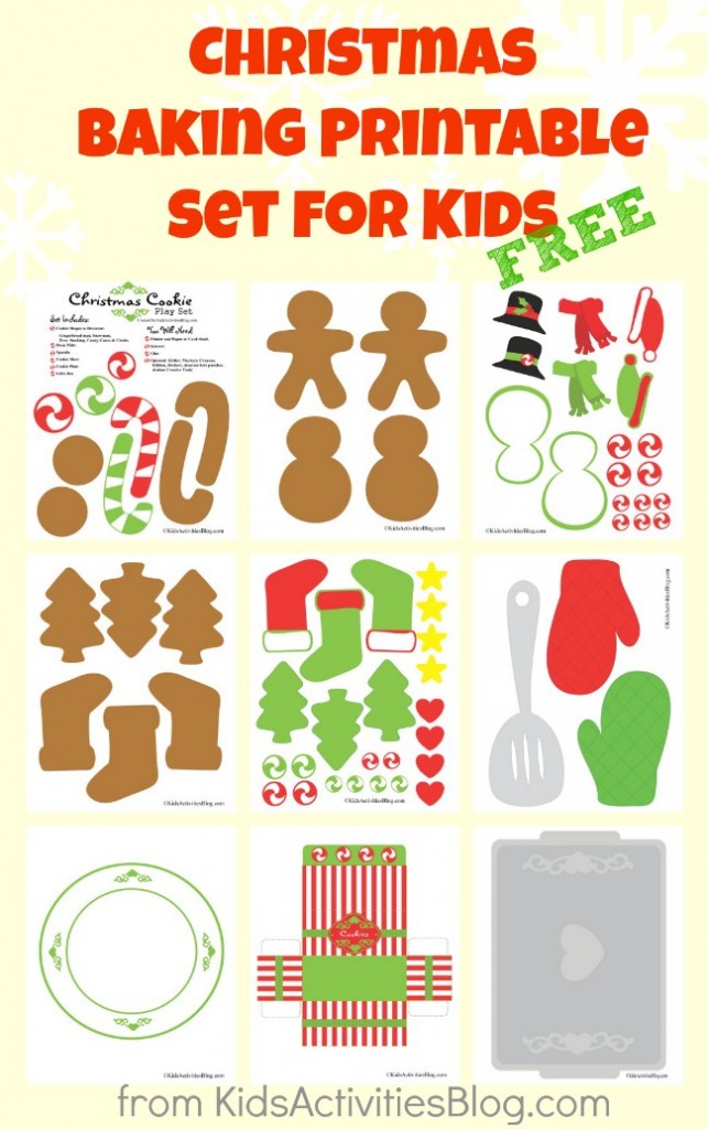 Free {Cute} Christmas Cookie Printables