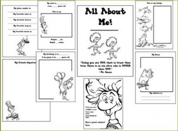 Free Dr. Seuss All About Me Printable Book | Free Homeschool Deals