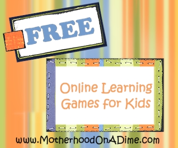 FREE MEGA List of Online Learning Games for Kids