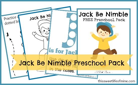 jack be nimble coloring pages - photo #42