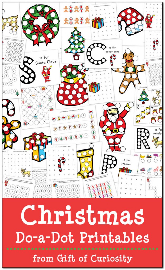 FREE Christmas Dot a Dot Printables Free Homeschool Deals