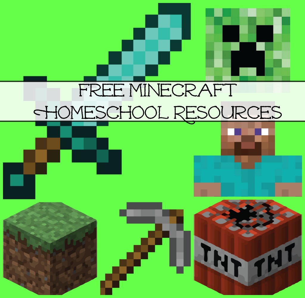 free-minecraft-homeschool-resources-printables-crafts-snacks-games