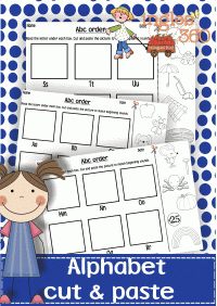 Free Alphabet Cut & Paste Worksheets | Free Homeschool Deals
