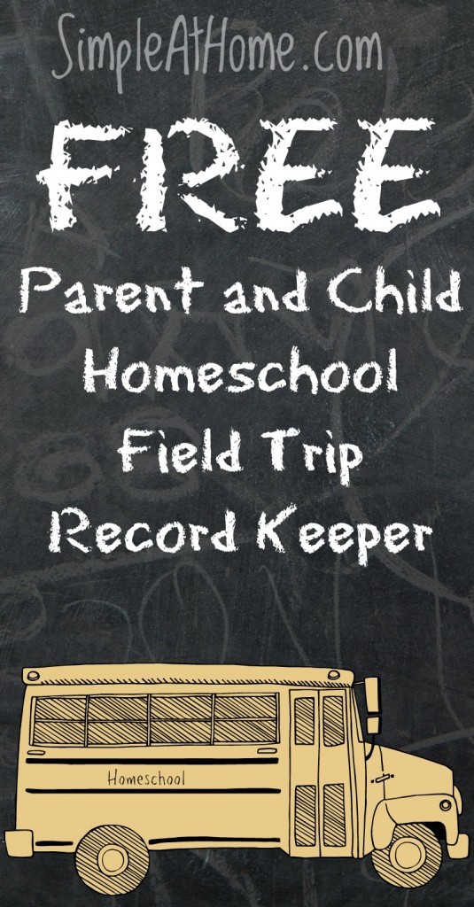 FREE Field Trip Record Keeping Forms Free Homeschool Deals