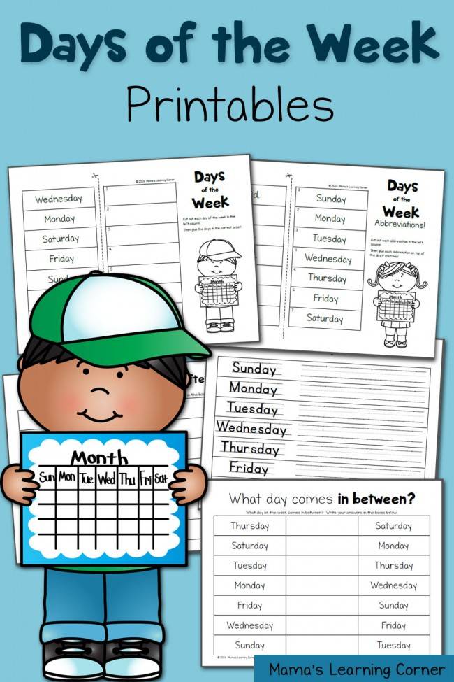 days-of-the-week-free-printables