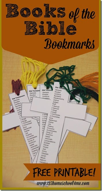 Free Printable Books Of The Bible Bookmarks Templates