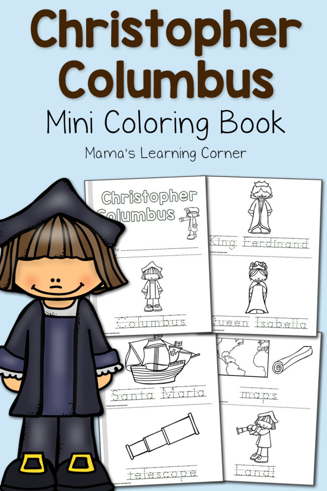 FREE Christopher Columbus Coloring Pages | Free Homeschool Deals