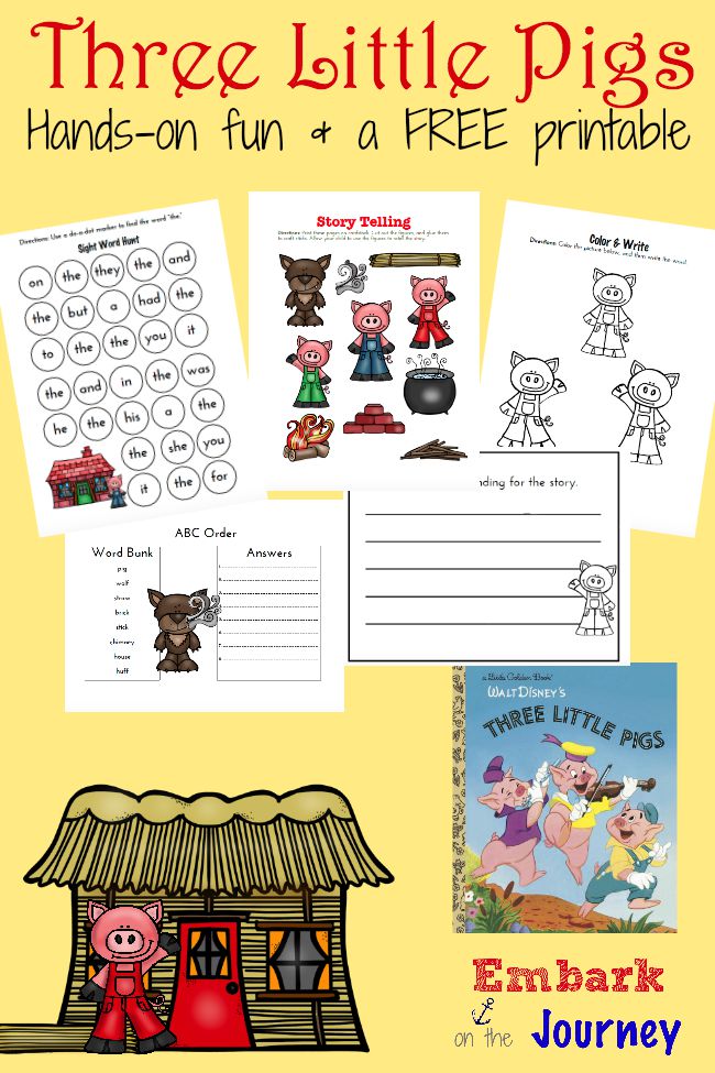 FREE Three Little Pigs Printables Pack Free Homeschool Deals free-three-little-pigs-printables-pack-free-homeschool-deals