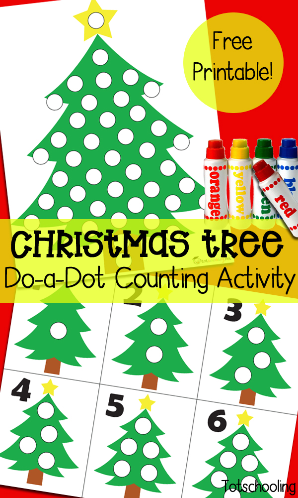 FREE Christmas Tree Dot Marker Sheets Free Homeschool Deals FREE Christmas Tree Dot Marker Sheets Free Homeschool Deals
