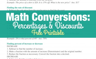 Math Conversions