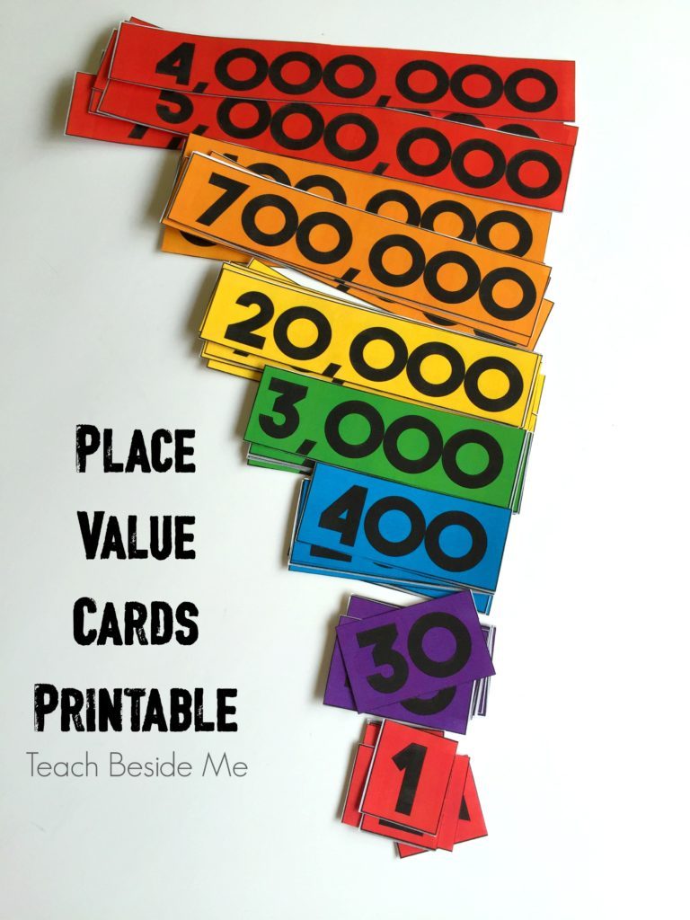 Place Value Cards Printable Free Printable Templates