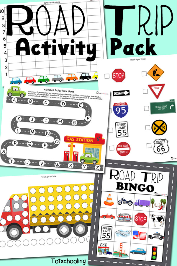 FREE Road Trip Activity Pack | Free Homeschool Deals