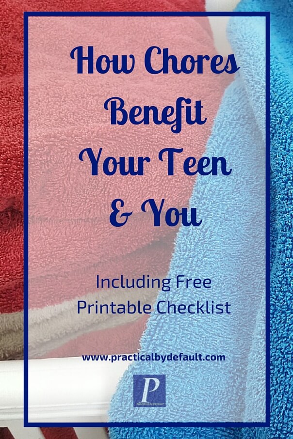 FREE Teen Chore Lists Printables | Free Homeschool Deals