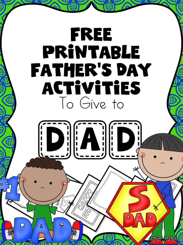 FREE Father's Day Worksheets | Free Homeschool Deals