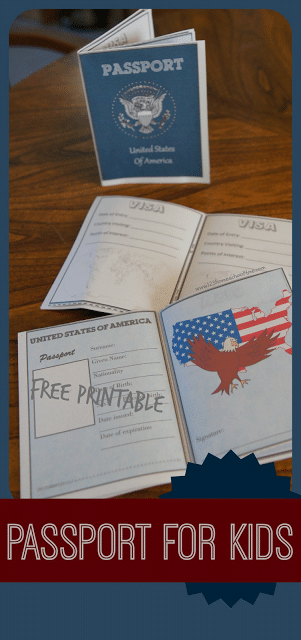 Free Printable Passport for Kids | Free Homeschool Deals