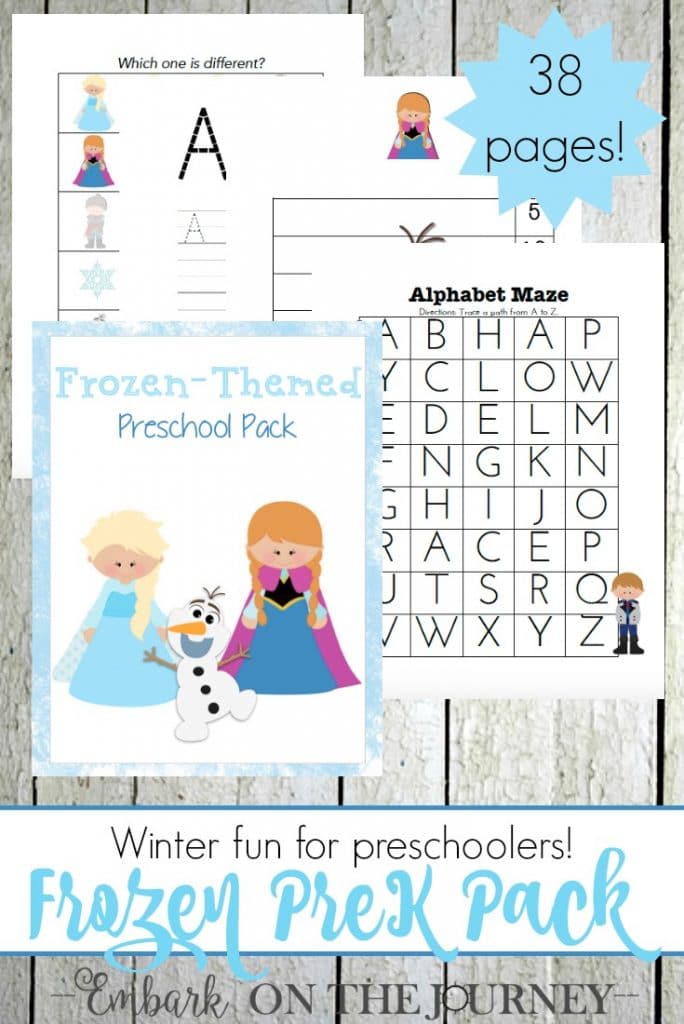 Free Frozen Printables for Preschoolers (38 Pages!) | Free Homeschool