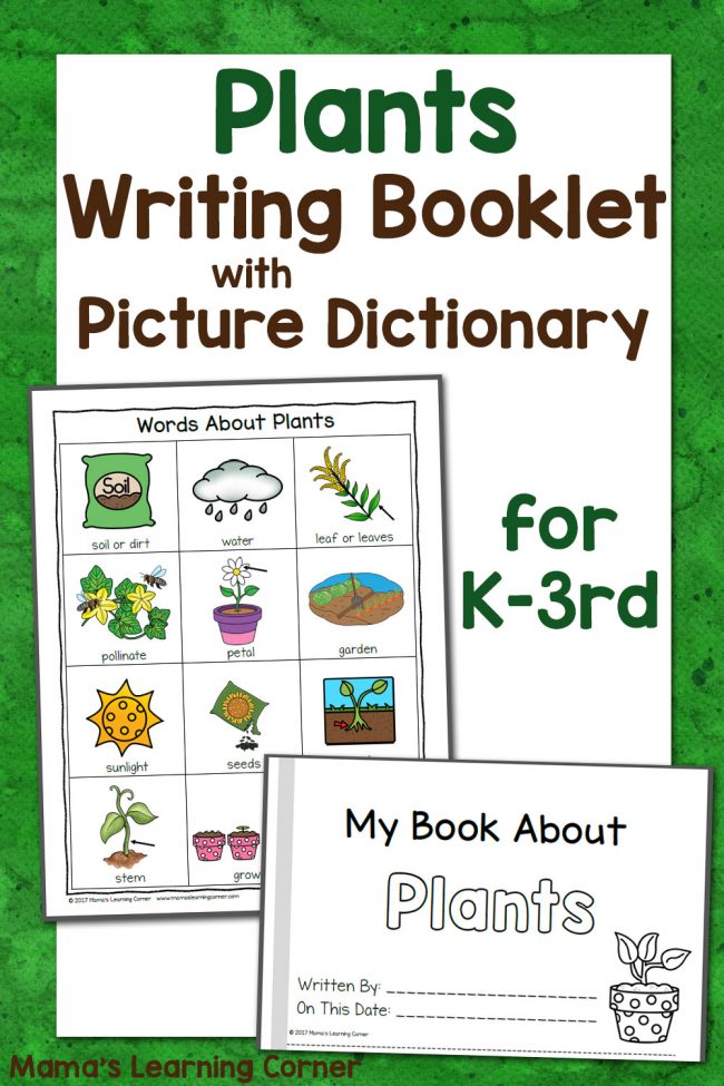 Free Plants Mini-Book with Picture Dictionary | Free Homeschool Deals