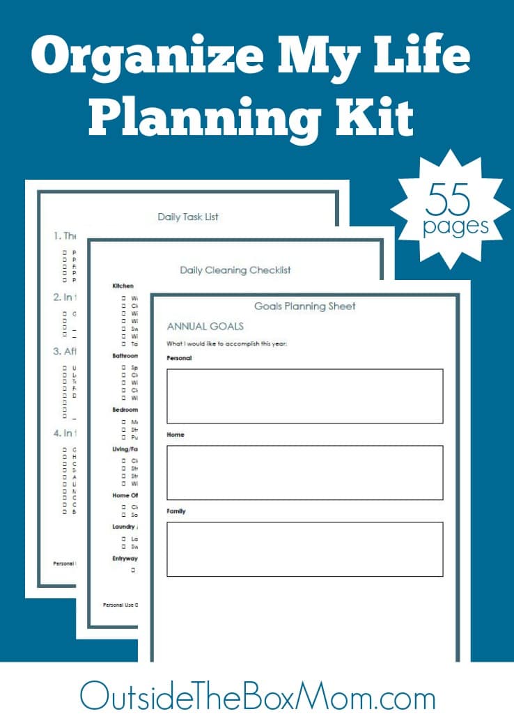 Free Organize My Life Planning Printables (55 Pages!)