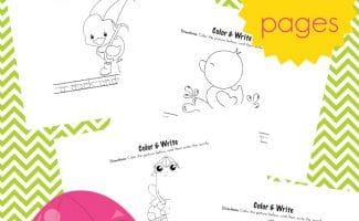 FREE SPRING COLOR & WRITE PACK (Instant Download)