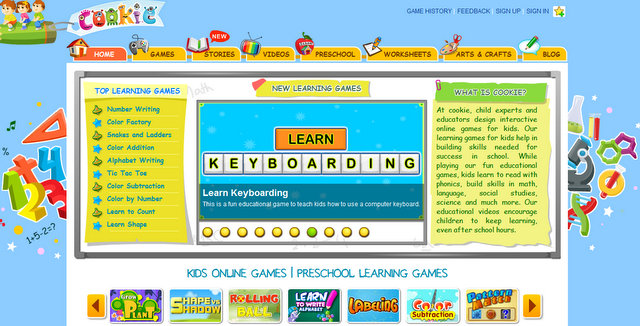 Free Online Kids Learning Games (Huge Resource)