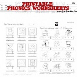 Free Printable Phonics Worksheets