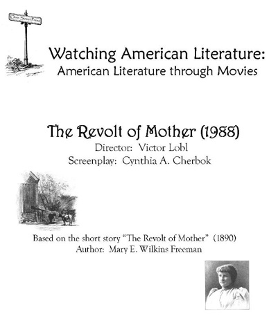 mary e wilkins freeman the revolt of mother
