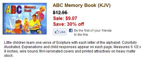 ABC Memory Book (KJV)