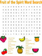 Fruit of the Spirit Word Search