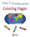 Free The 7 Continents Coloring Pages