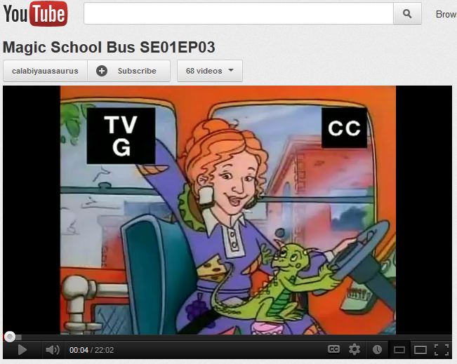 Free Magic School Bus Videos on YouTube