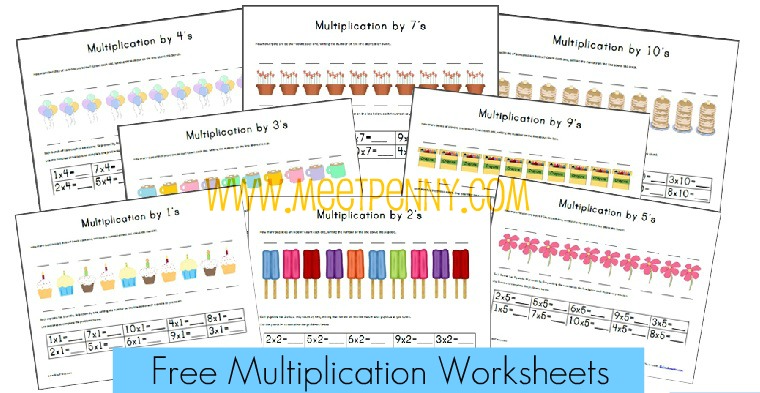 Free Multiplication Worksheets