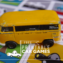 Free Printable Car Games