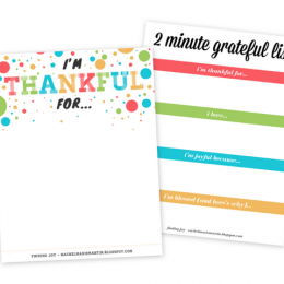 Free 2 Minute Grateful List Challenge