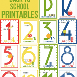 FREE Back to School Printables Grades K-12