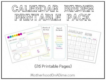 Free calendar printables