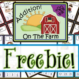 Free Preschool Samples: Addition Clip Cards & PreWriting Pack