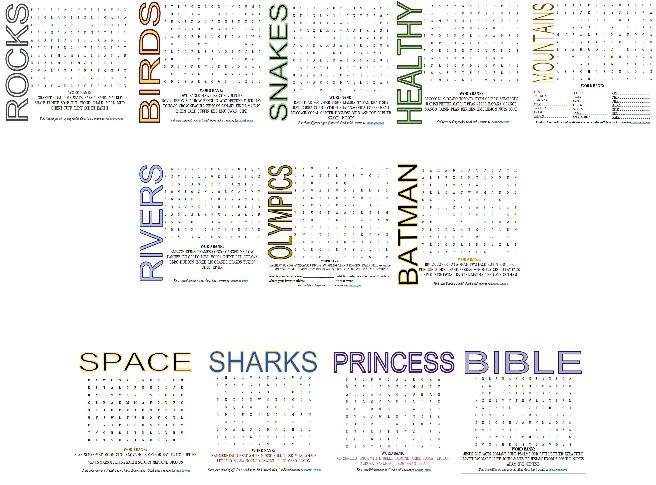 Free Homeschool Printables Free Word Hunts