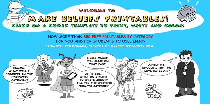 Free printable comics