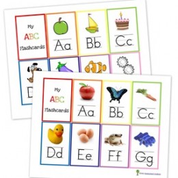 Alphabet Flash Cards and Alphabet Wall Posters