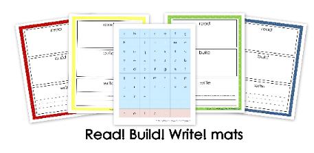  Read! Build! Write! Mats