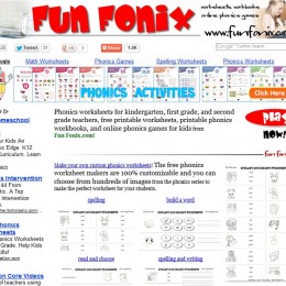 Free Phonics Worksheets