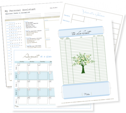 Free Life Management Notebook Printables