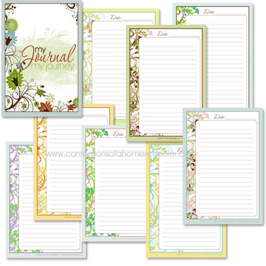 Free Journaling Pages Printables