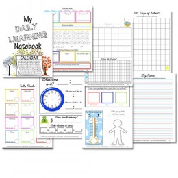 Free Daily Learning Notebook – Cursive Version