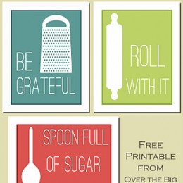 Free Kitchen Printables