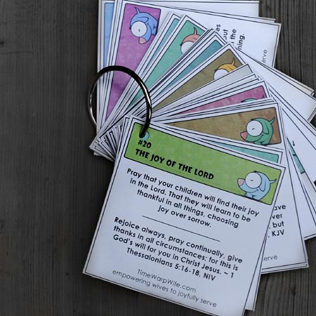 Free Prayer Cards for Your Children