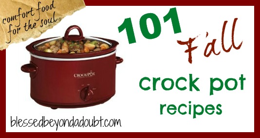 fall crock pot recipes