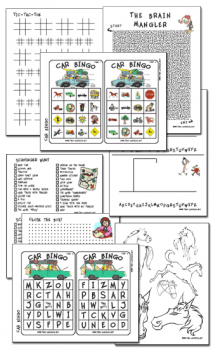 Free Printable Travel Games